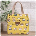 Denim Fabrics Cartoon Lunch Bag