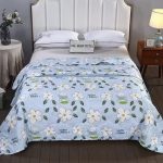 Light Weight AC katha - Sky flower Floral